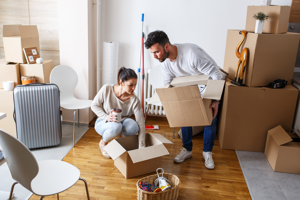 Moving house.